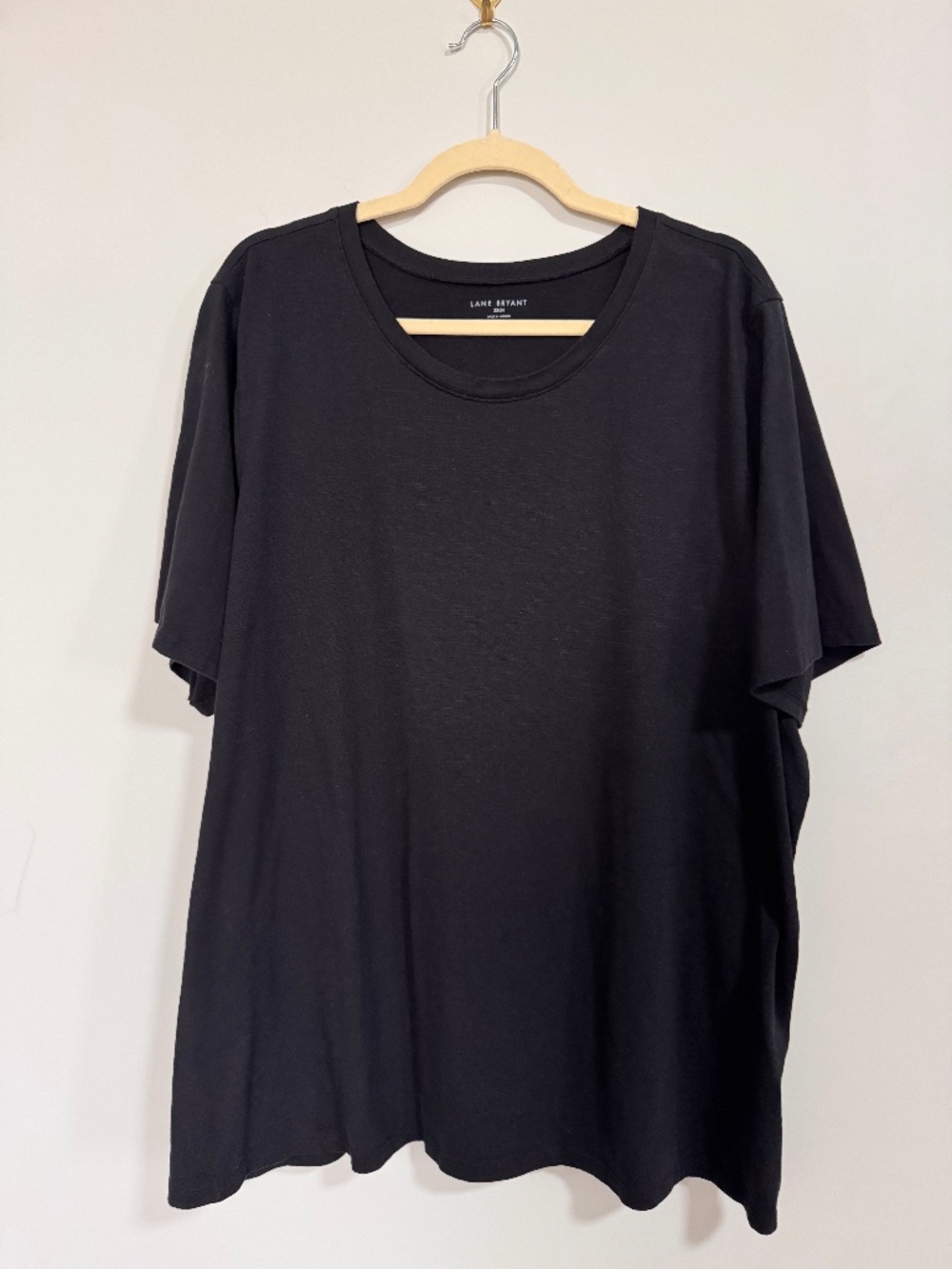 Lane Bryant Black Short-Sleeve T-shirt